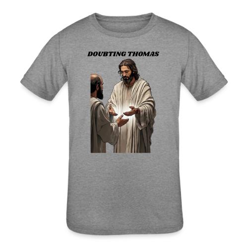 Doubting Thomas Resurrection T Shirt, Gift - Kids' Tri-Blend T-Shirt