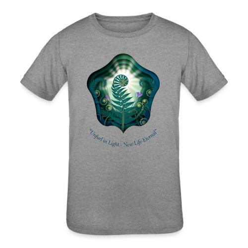 Easter Unfurl in Light Resurrection T Shirt, Gift - Kids' Tri-Blend T-Shirt