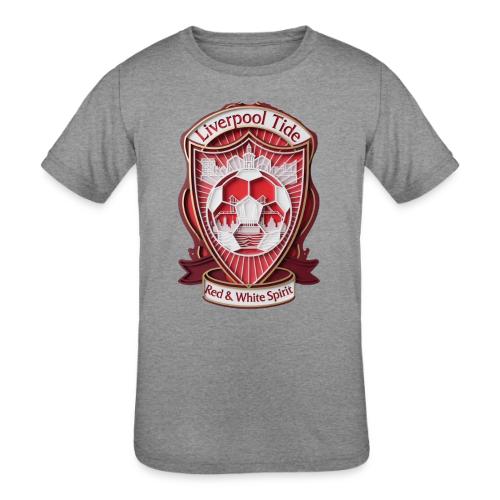 Liverpool Tide T Shirt, Soccer City Pride Gift - Kids' Tri-Blend T-Shirt