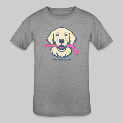 GOLDEN RETRIEVER HOCKEY DOG - Kids' Tri-Blend T-Shirt