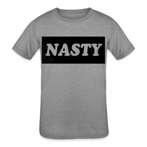 NASTY logo - Kids' Tri-Blend T-Shirt