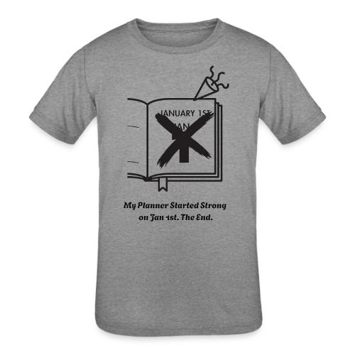 Jan 1st T-Shirt | Sarcastic New Year's - Kids' Tri-Blend T-Shirt