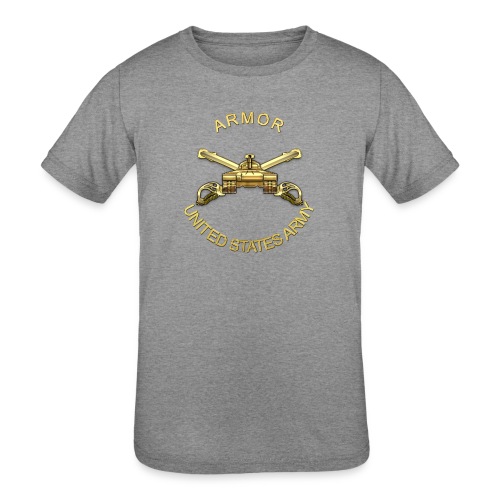 Armor Branch Insignia - Kids' Tri-Blend T-Shirt