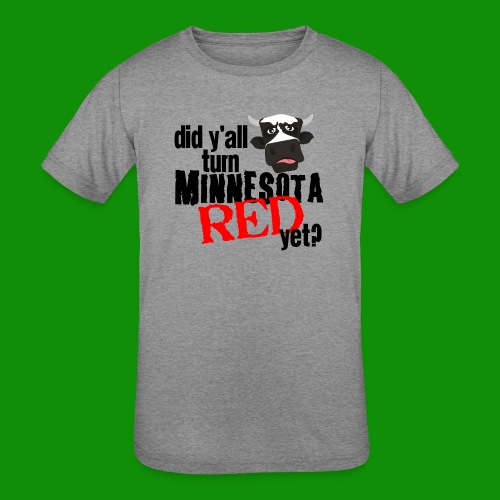 Turn Minnesota Red - Kids' Tri-Blend T-Shirt