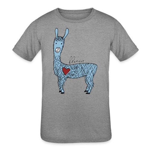 Cute llama - Kids' Tri-Blend T-Shirt