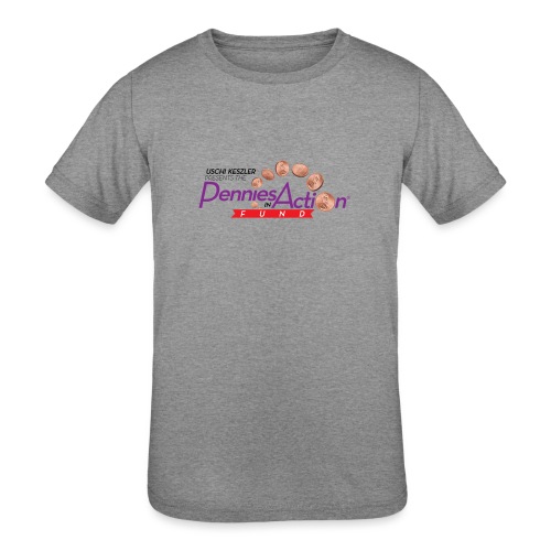 Pennies In Action Logo - Kids' Tri-Blend T-Shirt