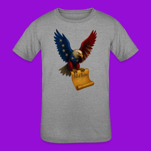 Bill of Rights Bald Eagle - Kids' Tri-Blend T-Shirt