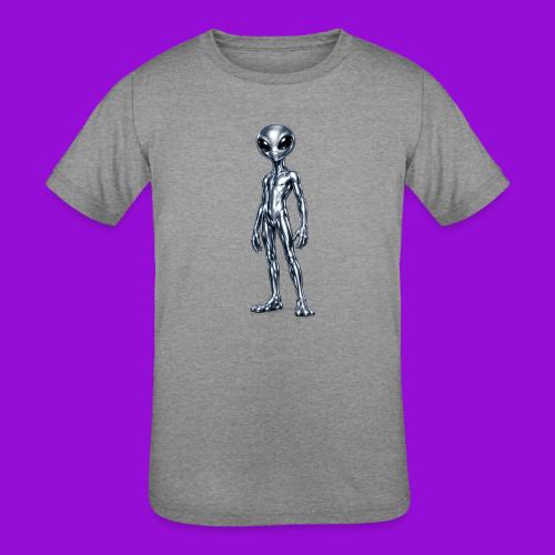 Silver Alien - Kids' Tri-Blend T-Shirt