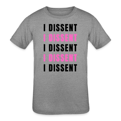 I Dissent (Black) - Kids' Tri-Blend T-Shirt