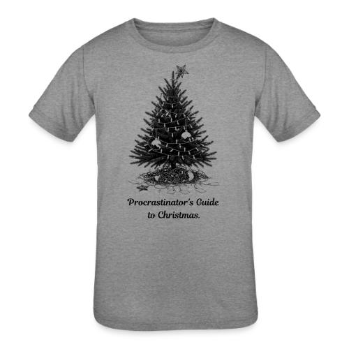 Procrastinator's Guide Christmas T-Shirt - Kids' Tri-Blend T-Shirt