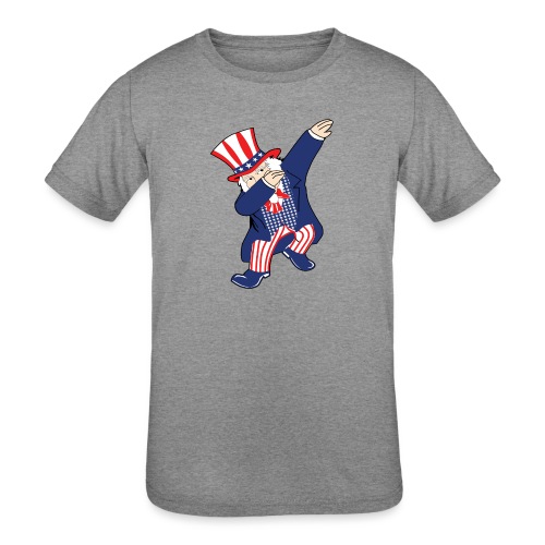 Dab Uncle Sam - Kids' Tri-Blend T-Shirt