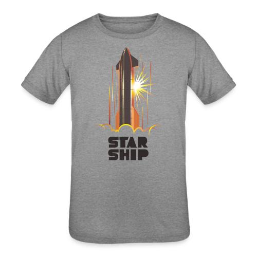 Star Ship Mars - Light - Kids' Tri-Blend T-Shirt