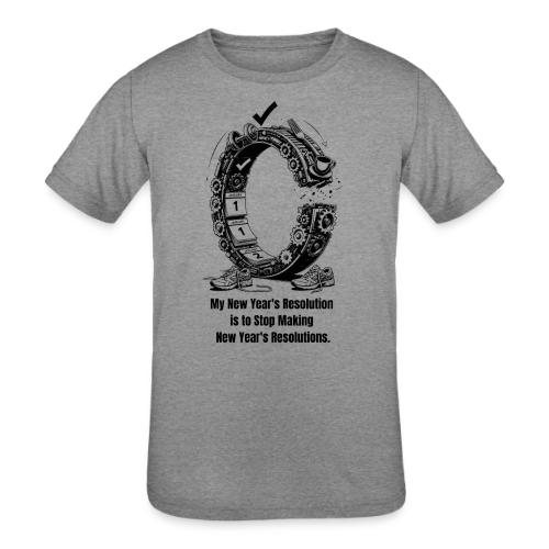 The Resolution Loop - Sarcastic New Year's T-Shirt - Kids' Tri-Blend T-Shirt