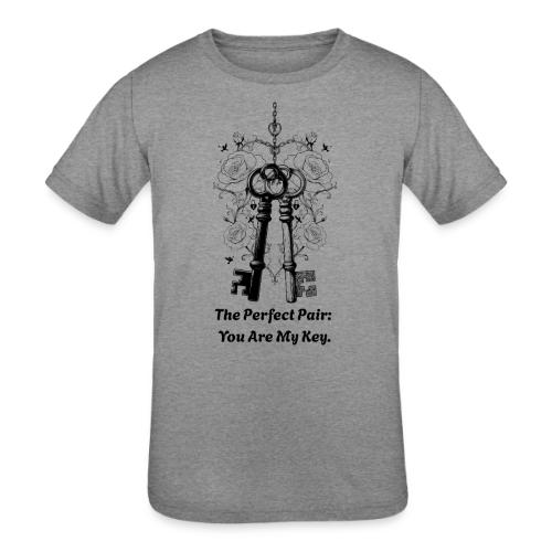 Valentine love keys - Kids' Tri-Blend T-Shirt