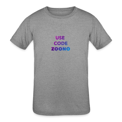 Use Code Zoono - Kids' Tri-Blend T-Shirt