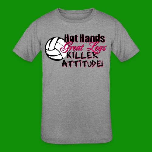 Hot Hands Volleyball - Kids' Tri-Blend T-Shirt