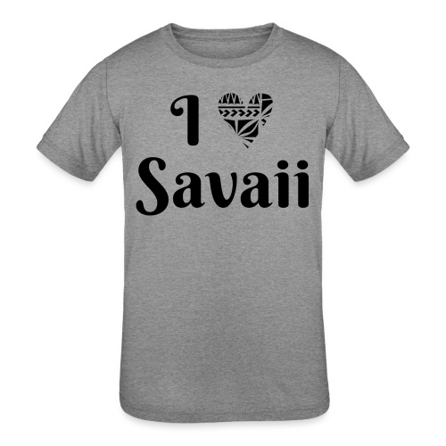 I love Savaii combo - Kids' Tri-Blend T-Shirt