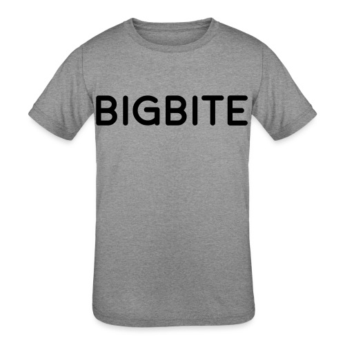 BIGBITE logo red (USE) - Kids' Tri-Blend T-Shirt