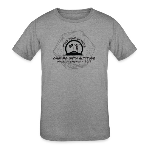 Pikes Peak Gamers Convention 2018 - Clothing - Kids' Tri-Blend T-Shirt