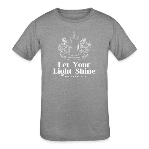 Let Your Light Shine - Kids' Tri-Blend T-Shirt