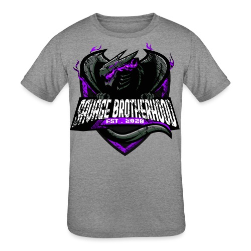 SAVAGE BROTHERHOOD Stamped Logo Purple - Kids' Tri-Blend T-Shirt