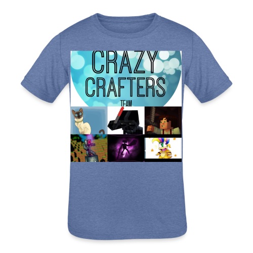 The crazy crafters - Kids' Tri-Blend T-Shirt