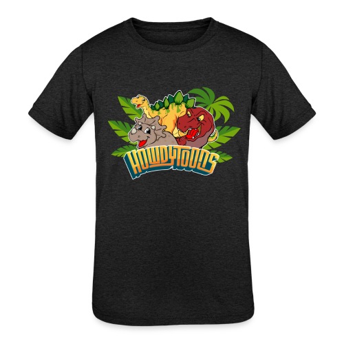 Howdytoons - Dinostory characters - Kids' Tri-Blend T-Shirt