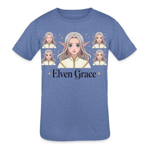 Elven Grace Fantasy Elf Maiden Graphic Magic - Kids' Tri-Blend T-Shirt