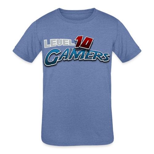 Level10Gamers Logo - Kids' Tri-Blend T-Shirt