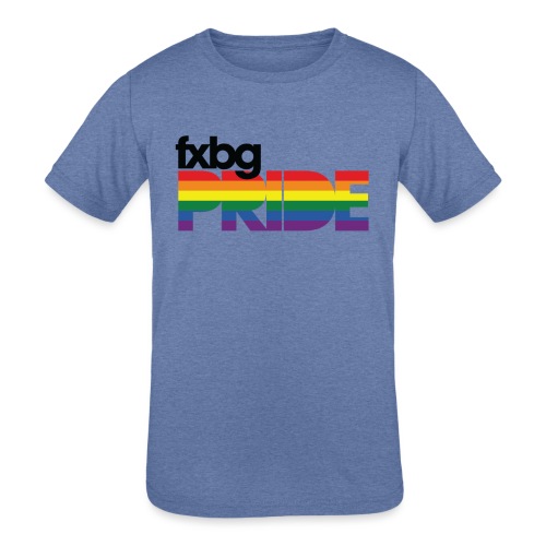 FXBG PRIDE LOGO - Kids' Tri-Blend T-Shirt