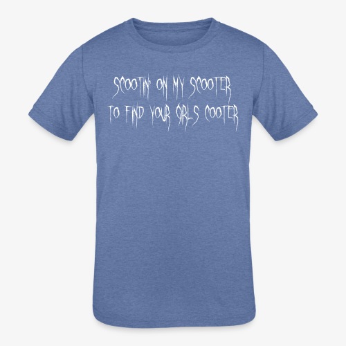 scootin - Kids' Tri-Blend T-Shirt