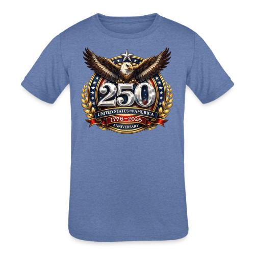 American Eagle USA 250th Anniversary 1776–2026 - Kids' Tri-Blend T-Shirt