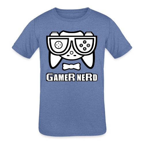 Nerds - Gamer Nerd - Kids' Tri-Blend T-Shirt