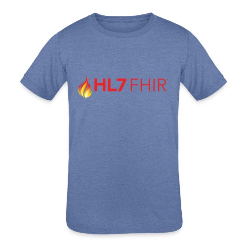 HL7 FHIR Logo - Kids' Tri-Blend T-Shirt