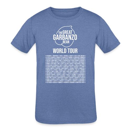The Great Garbanzo Bean World Tour - Kids' Tri-Blend T-Shirt