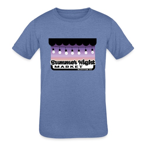 Summer Night Market - Kids' Tri-Blend T-Shirt