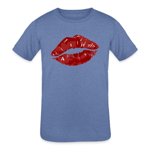Kiss Me - Kids' Tri-Blend T-Shirt