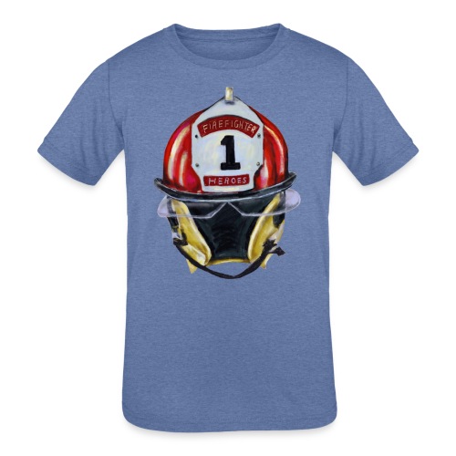 Firefighter - Kids' Tri-Blend T-Shirt
