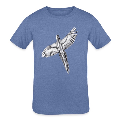 Flying parrot - Kids' Tri-Blend T-Shirt