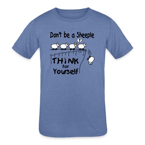 Think For Yourself - Kids' Tri-Blend T-Shirt