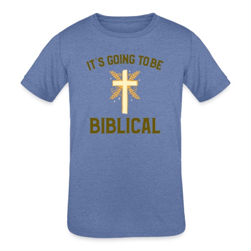 Biblical - Kids' Tri-Blend T-Shirt