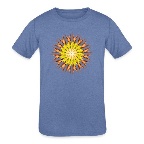 Deep Sea Life Mandala - Kids' Tri-Blend T-Shirt