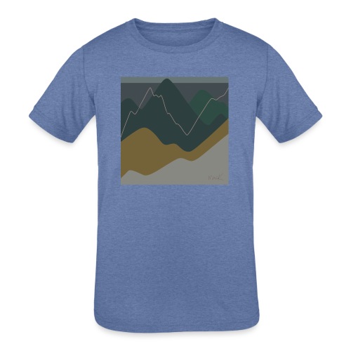 Mountains - Kids' Tri-Blend T-Shirt
