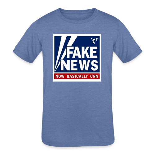 Fox News, Now Basically CNN - Kids' Tri-Blend T-Shirt