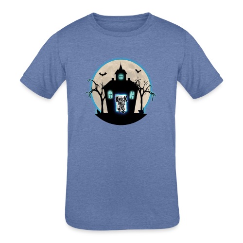 Spooky House - Kids' Tri-Blend T-Shirt
