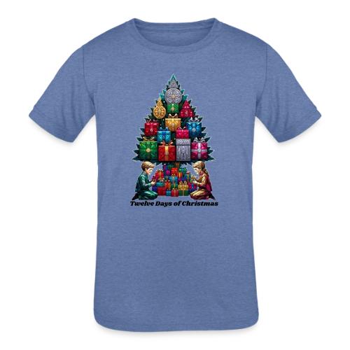 Twelve Days of Gifts T-Shirt - Kids' Tri-Blend T-Shirt