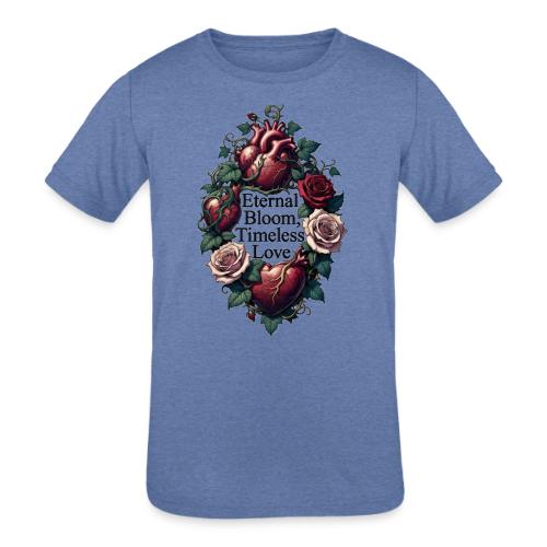 Eternal Bloom Timeless Love Entwined Hearts T-Shir - Kids' Tri-Blend T-Shirt