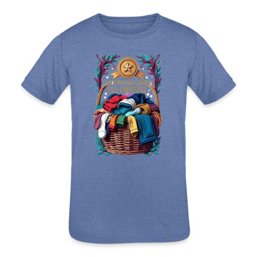 Laundry Mountain Champion Tee | Still Undefeated - Kids' Tri-Blend T-Shirt
