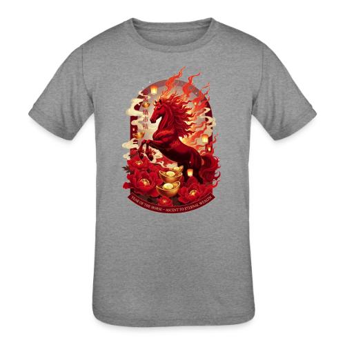Year of the Horse Ascent T Shirt, Lunar New Year - Kids' Tri-Blend T-Shirt