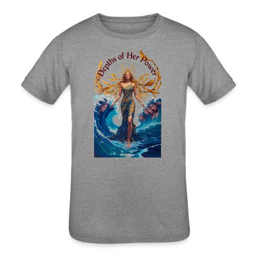 Women’s Day Tidal Sovereign T Shirt, Gift for Wife - Kids' Tri-Blend T-Shirt